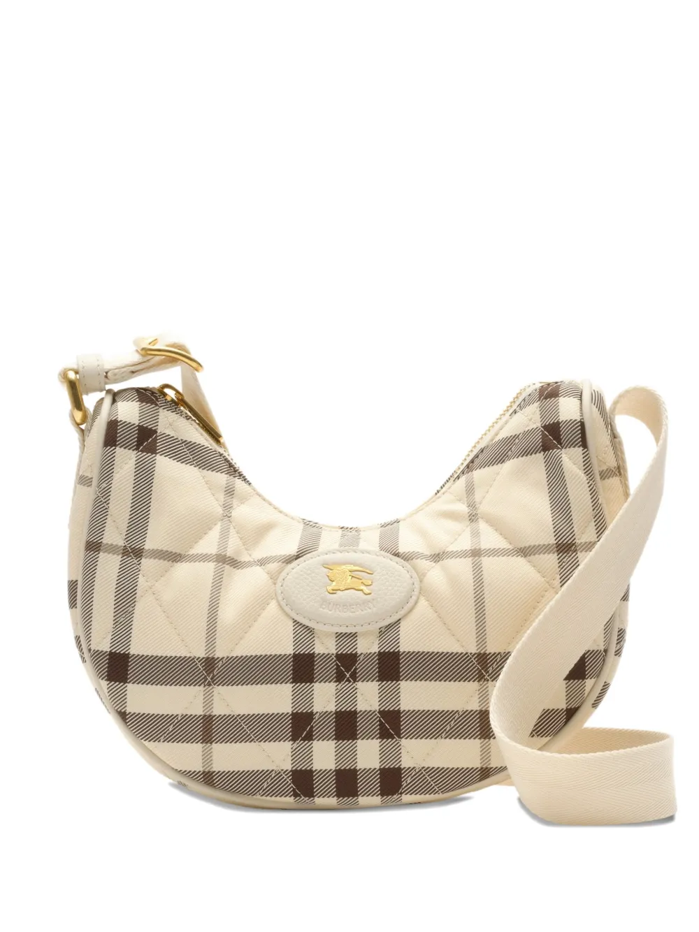 Стеганая сумка через плечо Horseshoe Burberry, нейтральный
Стеганая сумка через плечо Horseshoe Burberry, нейтральный