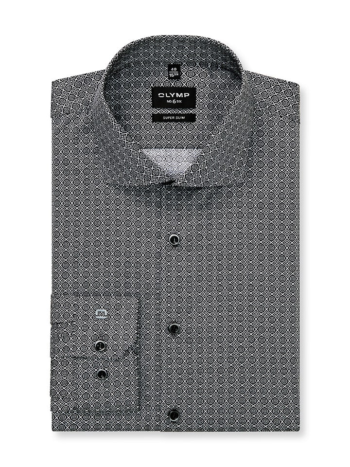 OLYMP Рубашка "№ 6" - облегающего кроя - черно-белая
OLYMP Рубашка "№ 6" - облегающего кроя - черно-белая