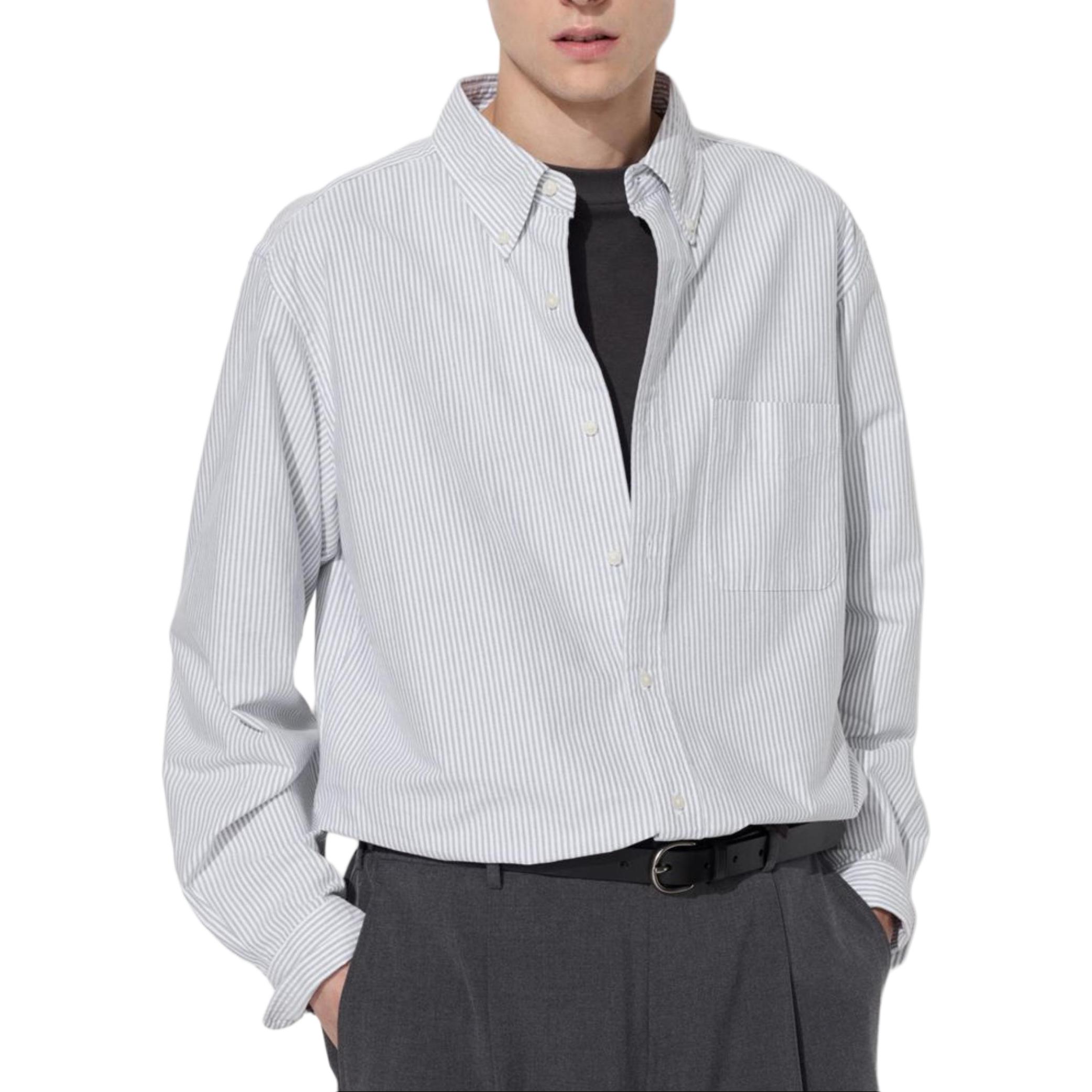 Рубашка унисекс Asphalt Gray UNIQLO, серый
Рубашка унисекс Asphalt Gray UNIQLO, серый