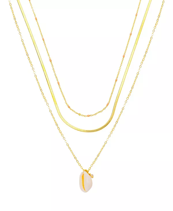 Комплект из нескольких ожерелий с подвеской из ракушек Unwritten, gold
Комплект из нескольких ожерелий с подвеской из ракушек Unwritten, gold