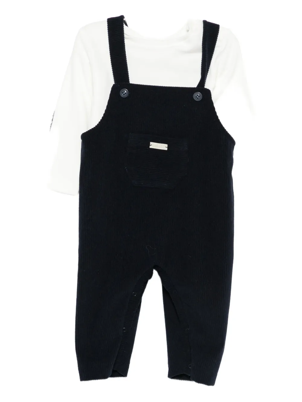 Комплект с ромпером с накладными карманами LALALU, синий
Комплект с ромпером с накладными карманами LALALU, синий