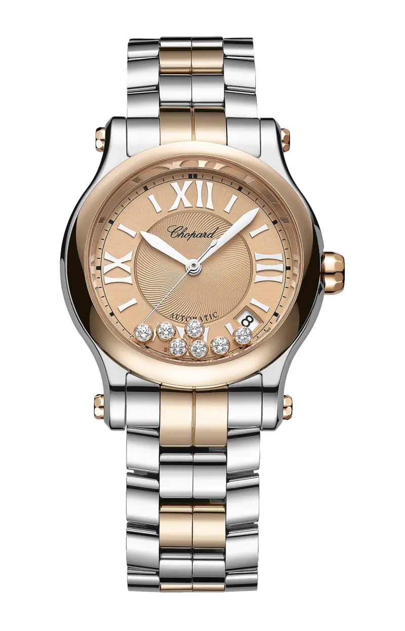 Happy sport 36 мм, автоматические, этичное розовое золото, lucent steel, бриллианты - 278559-6019 CHOPARD
Happy sport 36 мм, автоматические, этичное розовое золото, lucent steel, бриллианты - 278559-6019 CHOPARD
