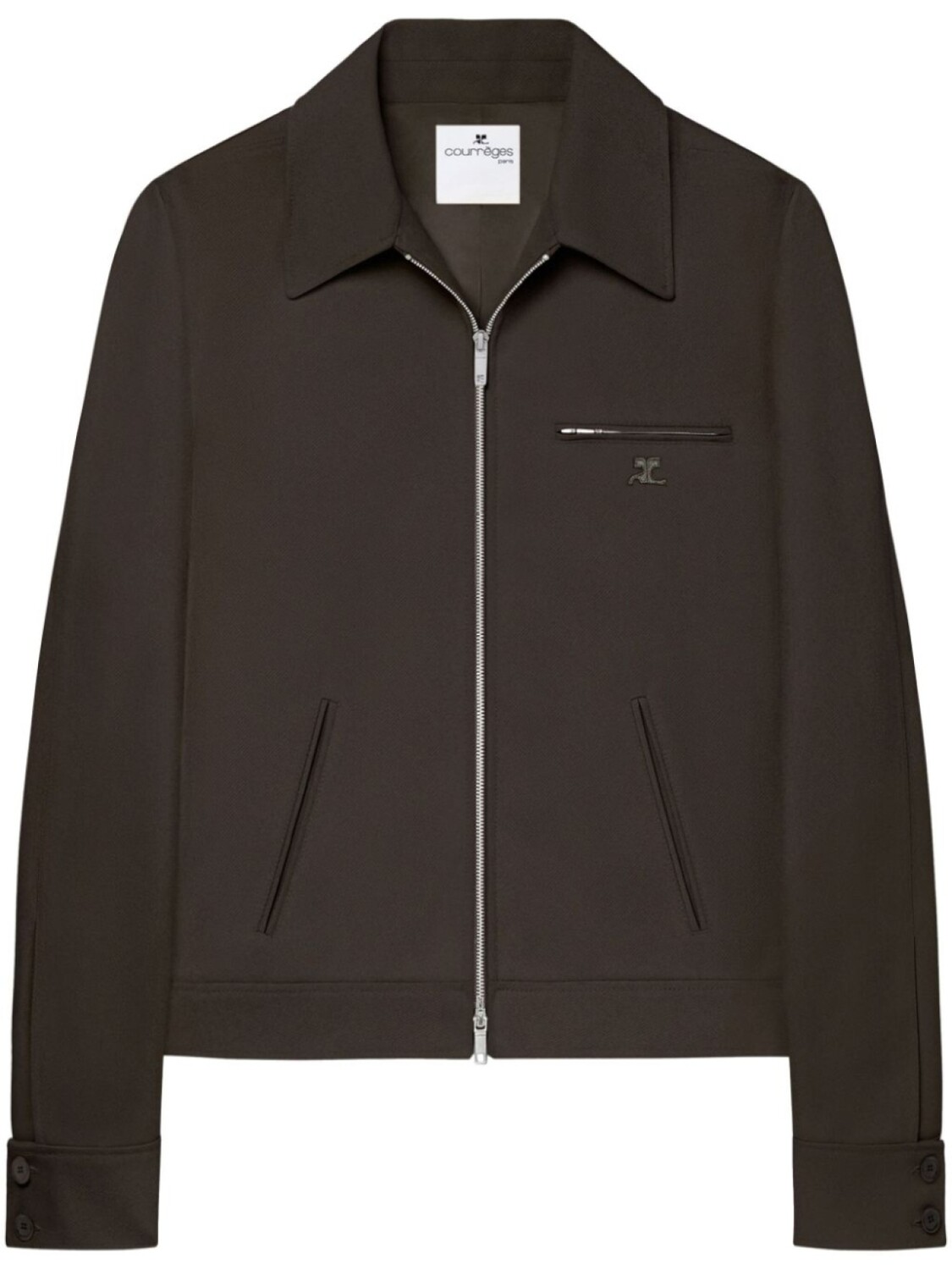 Courrèges куртка Signature Retro с вышитым логотипом, коричневый
Courrèges куртка Signature Retro с вышитым логотипом, коричневый