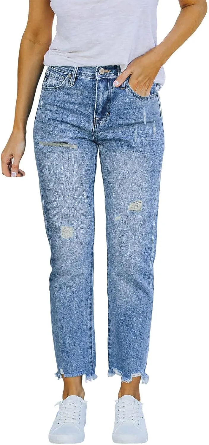 Джинсы женские baggy straight leg с потертостями
Джинсы женские baggy straight leg с потертостями