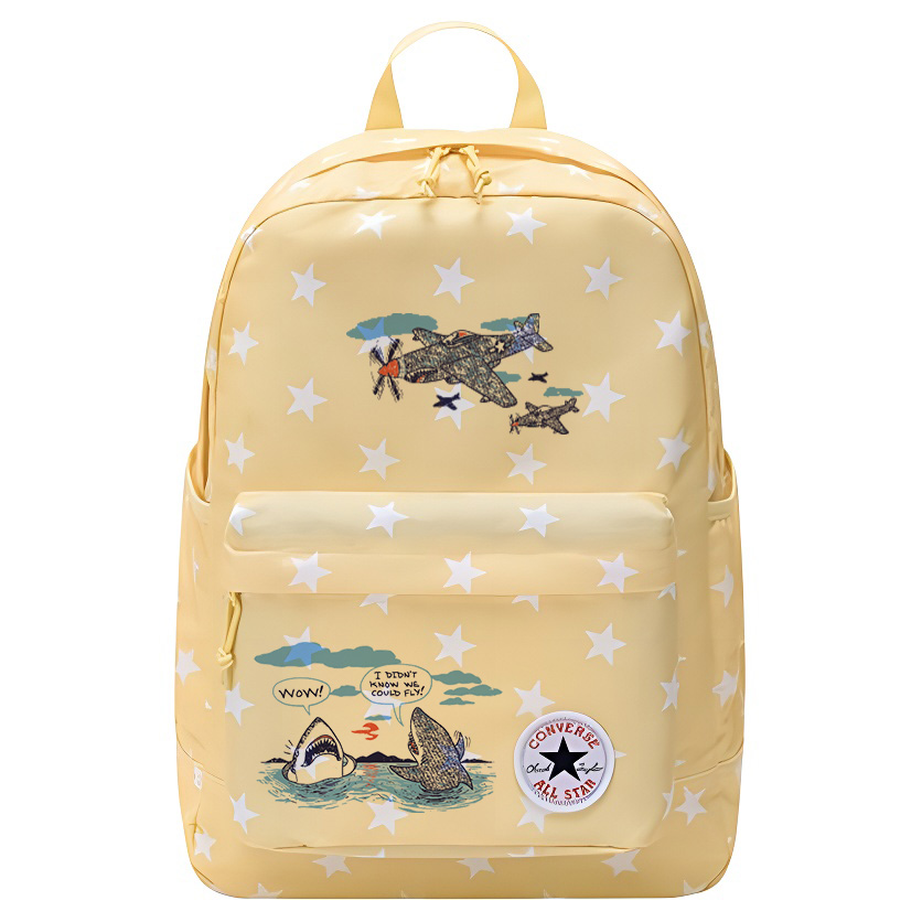 Converse Полиэстеровый рюкзак среднего размера унисекс яично-желтый, Shark
Converse Полиэстеровый рюкзак среднего размера унисекс яично-желтый, Shark