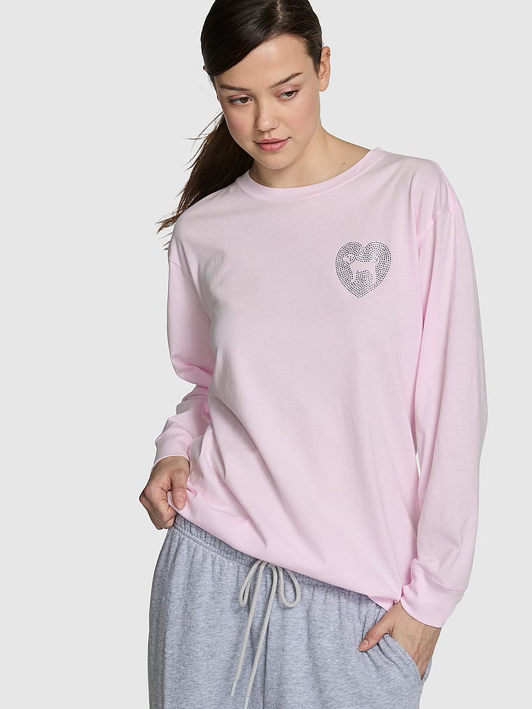 Футболка с длинным рукавом из хлопка Campus Pink, pink tulip
Футболка с длинным рукавом из хлопка Campus Pink, pink tulip
