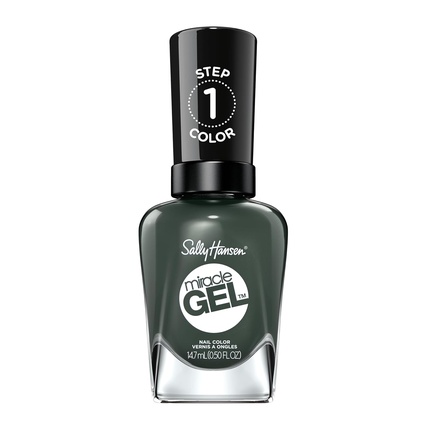 Гель-лак для ногтей Miracle, оттенок Leaf Me Be #762, 0,5 жидких унций Sally Hansen 
Гель-лак для ногтей Miracle, оттенок Leaf Me Be #762, 0,5 жидких унций Sally Hansen