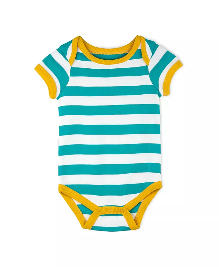 Детский боди с короткими рукавами из органического хлопка Fair Trade Mightly, синий
Детский боди с короткими рукавами из органического хлопка Fair Trade Mightly, синий