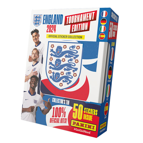 Карточная игра England 2024 Tournament Edition Official Sticker Collection – Pocket Tin
Карточная игра England 2024 Tournament Edition Official Sticker Collection – Pocket Tin