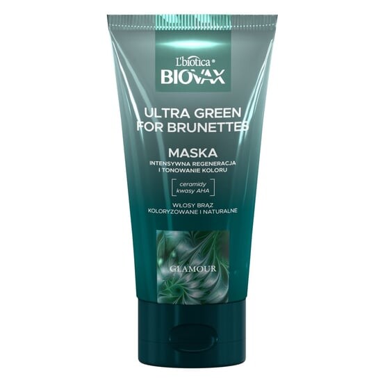 Маска для волос для брюнеток, 150 мл Biovax, Glamour Ultra Green For Brunettes
Маска для волос для брюнеток, 150 мл Biovax, Glamour Ultra Green For Brunettes