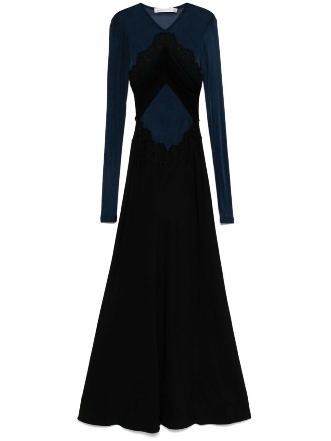 Платье макси с кружевными деталями от Christopher Esber, черный
Платье макси с кружевными деталями от Christopher Esber, черный