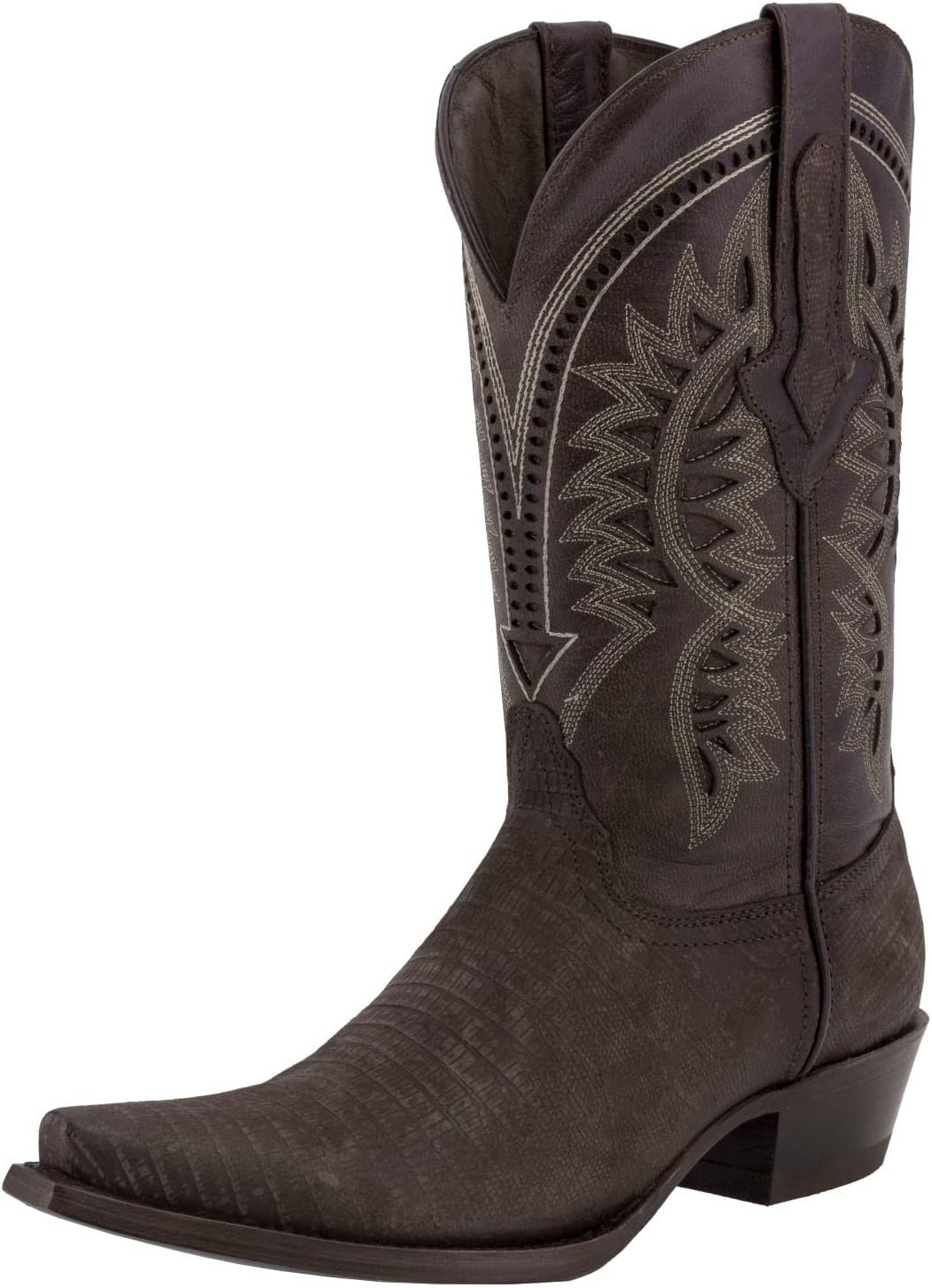 Мужские коричневые вестерн-сапоги Texas Legacy с кожей и рисунком под ящерицу, заостренный носок
Мужские коричневые вестерн-сапоги Texas Legacy с кожей и рисунком под ящерицу, заостренный носок