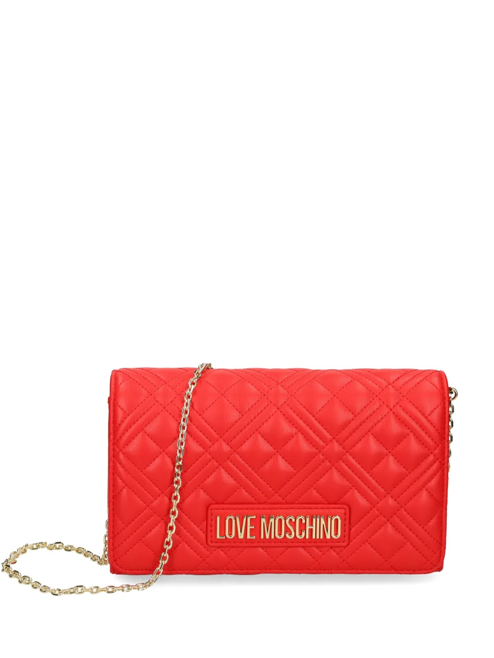 Стеганая сумка через плечо Love Moschino, красный
Стеганая сумка через плечо Love Moschino, красный