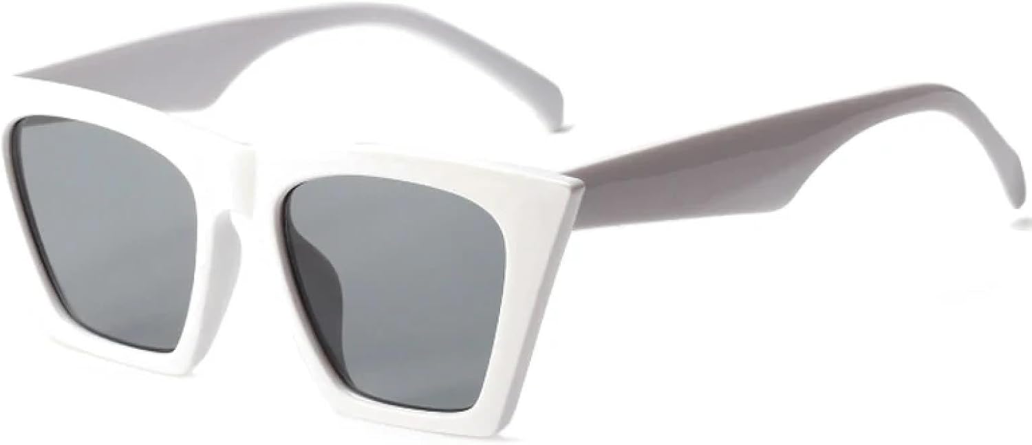 Модные солнцезащитные очки для мужчин, роскошные женские солнцезащитные очки «кошачий глаз», классические винтажные солнцезащитные очки с защитой от УФ-излучения UV400 TKKTLLT, White Grey
Модные солнцезащитные очки для мужчин, роскошные женские солнцезащитные очки «кошачий глаз», классические винтажные солнцезащитные очки с защитой от УФ-излучения UV400 TKKTLLT, White Grey