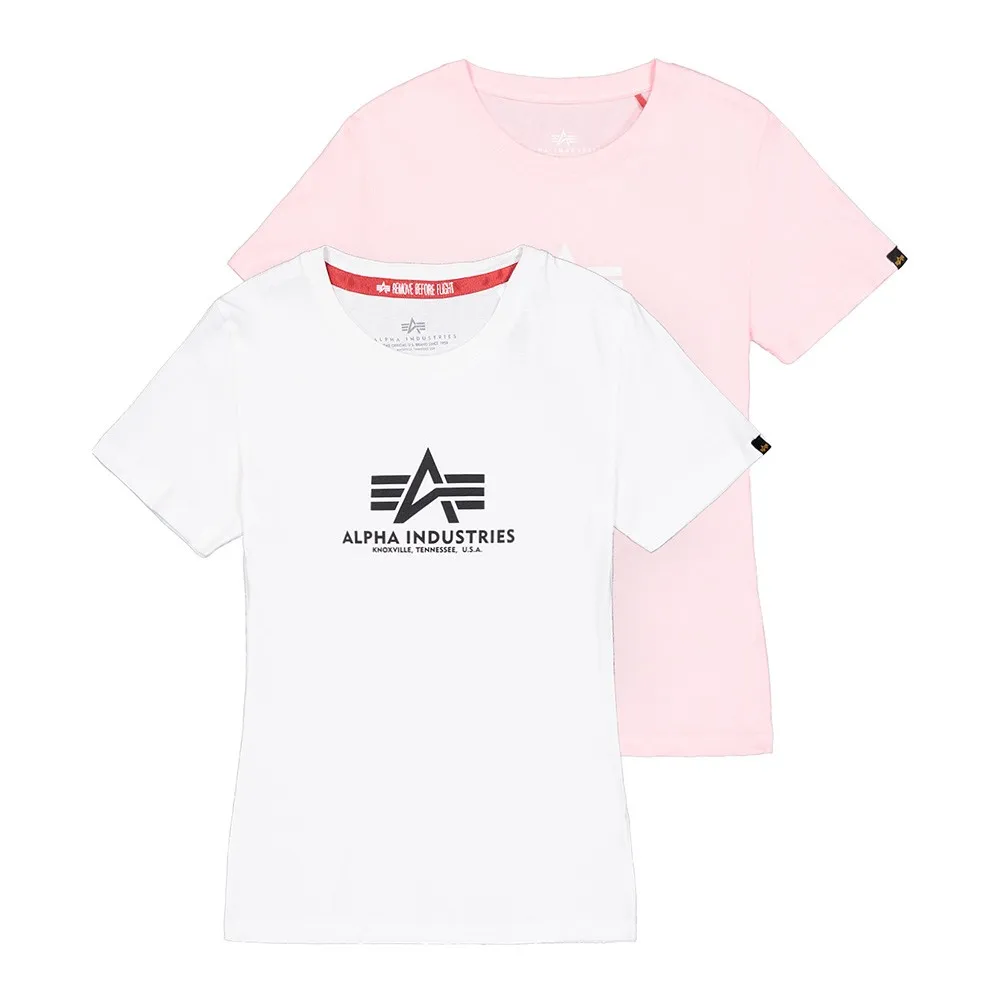 Футболка с коротким рукавом Alpha Industries New Basic, 2 шт, белый
Футболка с коротким рукавом Alpha Industries New Basic, 2 шт, белый