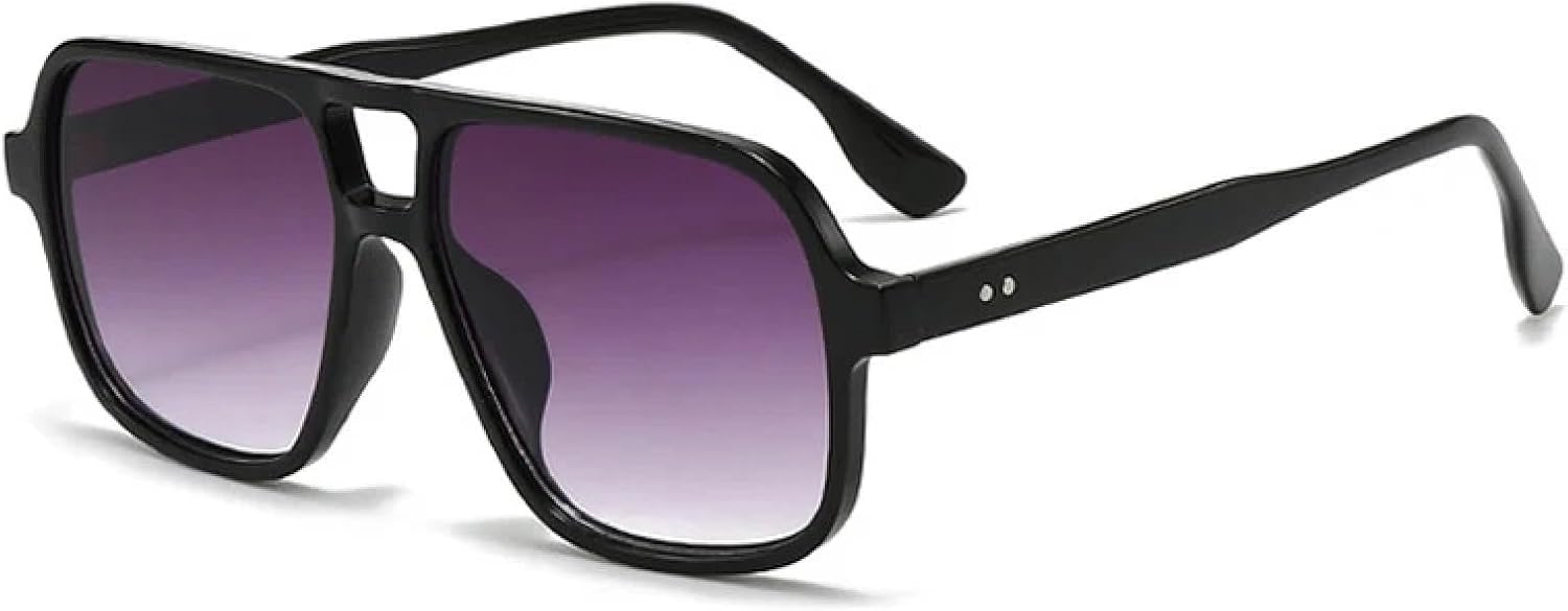 Ретро-солнцезащитные очки с двойной перемычкой для женщин, модные очки с леопардовым принтом для мужчин, с заклепками, конфетного цвета, защита от УФ-излучения UV400 VFDHN, Black Gray Gradient
Ретро-солнцезащитные очки с двойной перемычкой для женщин, модные очки с леопардовым принтом для мужчин, с заклепками, конфетного цвета, защита от УФ-излучения UV400 VFDHN, Black Gray Gradient