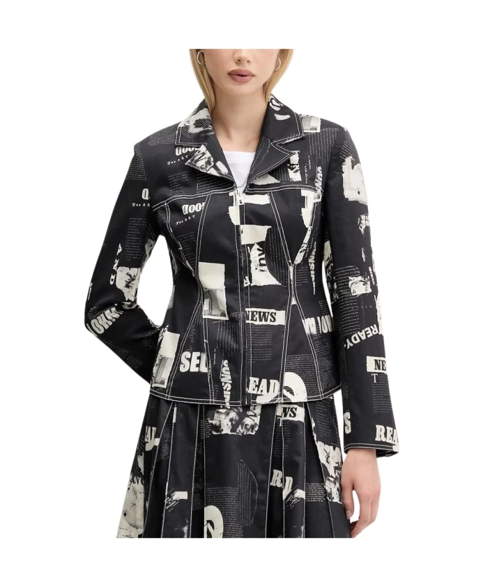 Черная хлопковая спортивная куртка на молнии Desigual, мультиколор
Черная хлопковая спортивная куртка на молнии Desigual, мультиколор