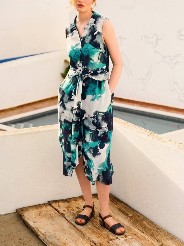 Платье-рубашка миди с завязками спереди Celtic & Co., разноцветный
Платье-рубашка миди с завязками спереди Celtic & Co., разноцветный