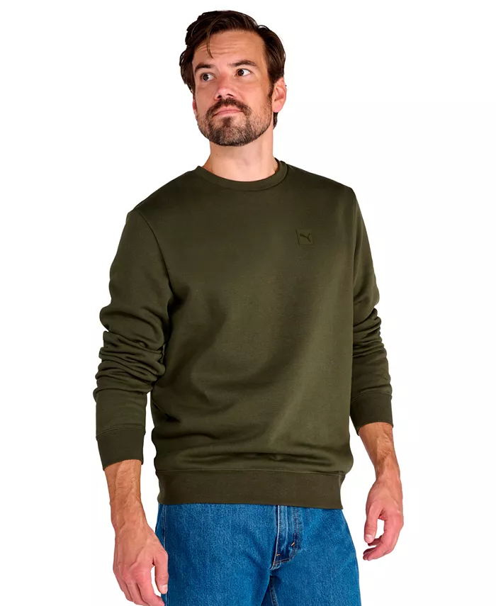 Мужской свитшот с силиконовым бейджем Puma, зеленый
Мужской свитшот с силиконовым бейджем Puma, зеленый