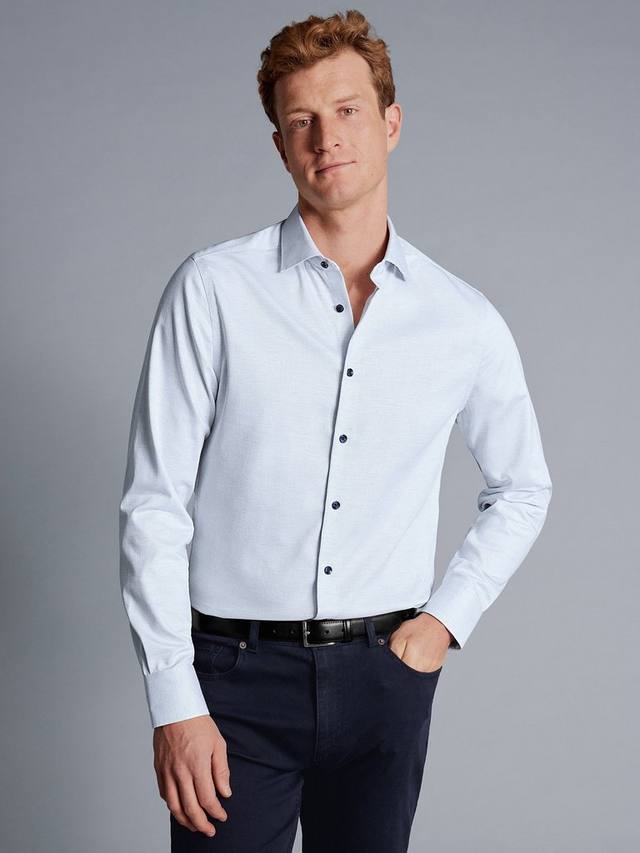 Рубашка Slim Fit с точечной текстурой Charles Tyrwhitt, White
Рубашка Slim Fit с точечной текстурой Charles Tyrwhitt, White