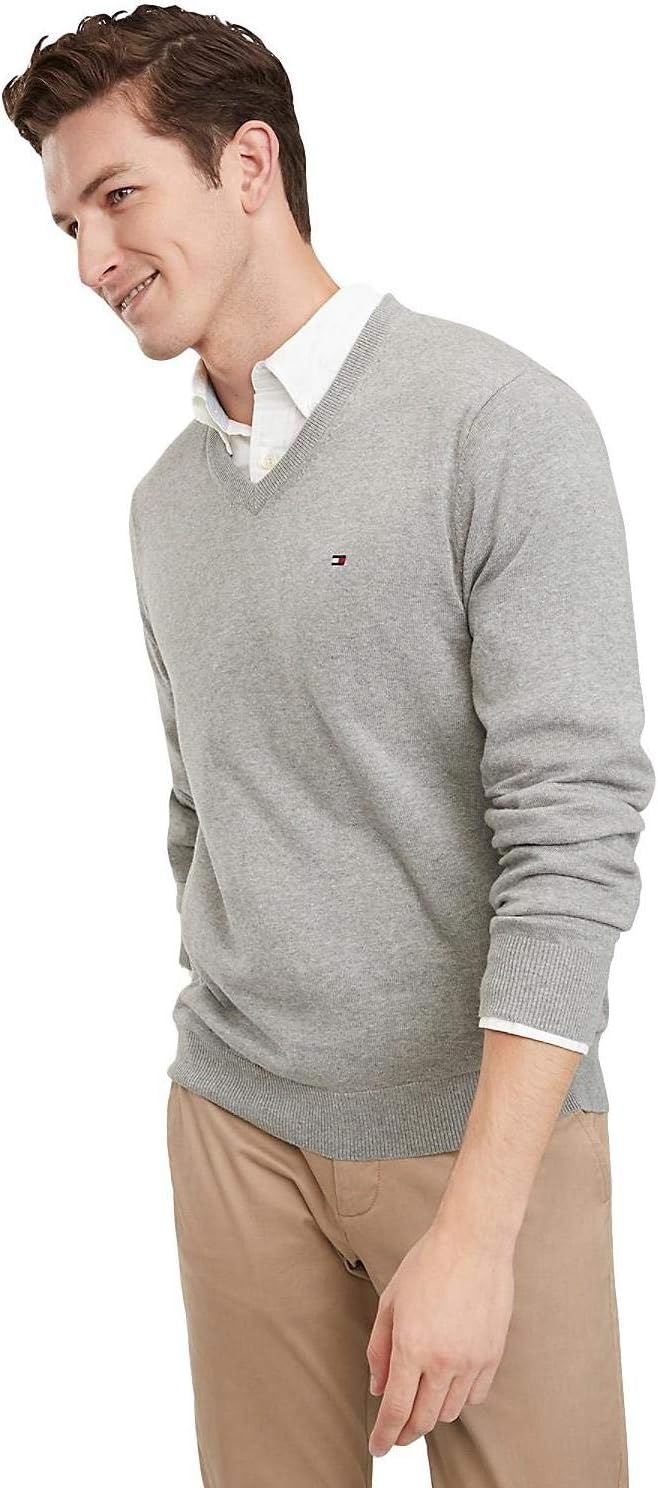 Мужская хлопковая кофта Tommy Hilfiger с V-образным вырезом, Grey
Мужская хлопковая кофта Tommy Hilfiger с V-образным вырезом, Grey