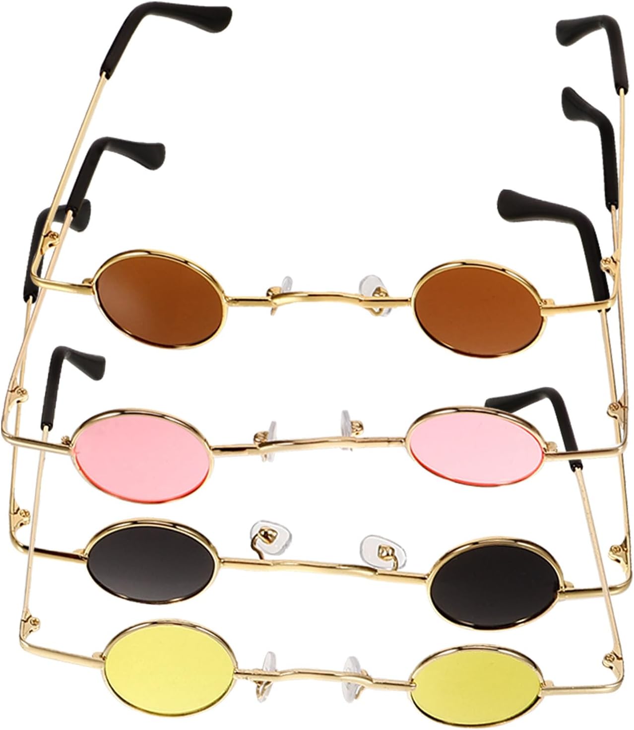 Женские миниатюрные круглые солнцезащитные очки FRCOLOR, 4 шт., винтажный хип-хоп стиль, маленькая металлическая оправа, летние очки для активного отдыха, золотая оправа, черные, розовые, желтые и коричневые линзы, Assorted Color
Женские миниатюрные круглые солнцезащитные очки FRCOLOR, 4 шт., винтажный хип-хоп стиль, маленькая металлическая оправа, летние очки для активного отдыха, золотая оправа, черные, розовые, желтые и коричневые линзы, Assorted Color