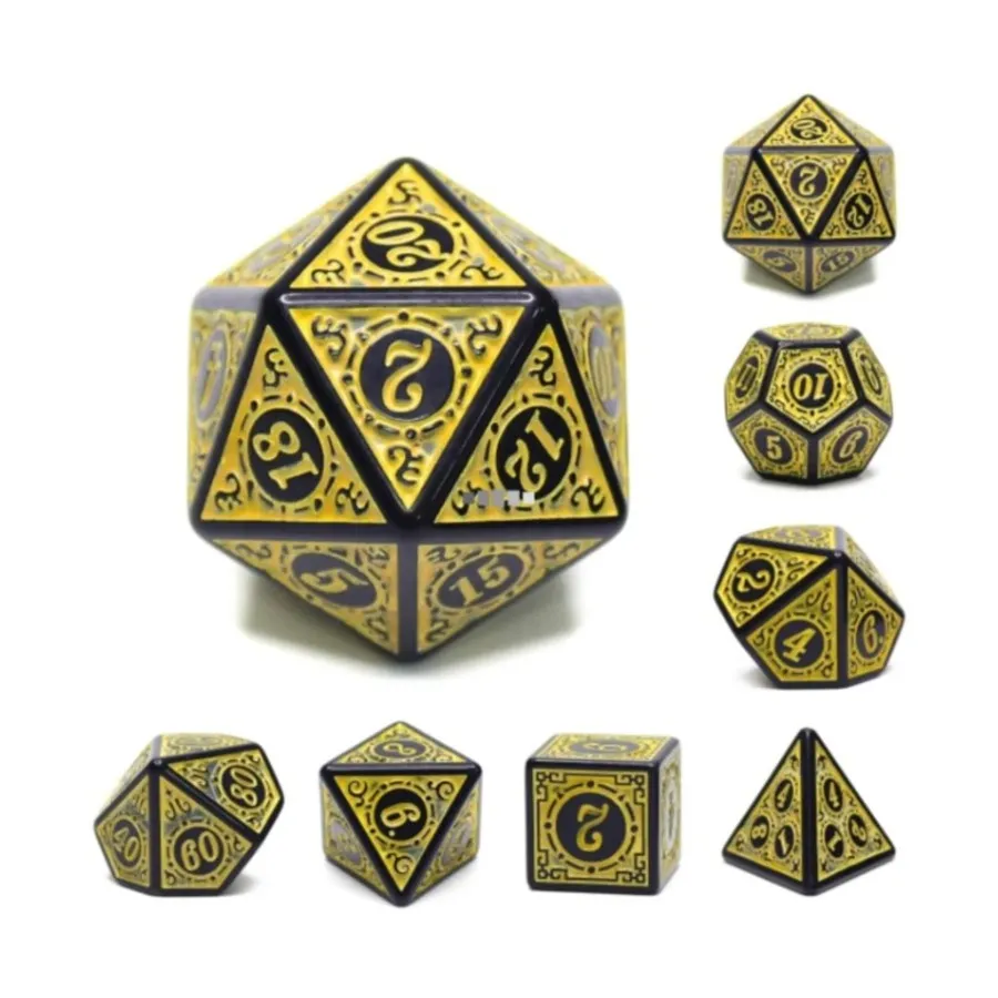 Набор Poly Set — Волшебное пламя с желтым (7), Dice Sets - Resin/Acrylic - Rainbow & Multi-Colored (Foam Brain Games)
Набор Poly Set — Волшебное пламя с желтым (7), Dice Sets - Resin/Acrylic - Rainbow & Multi-Colored (Foam Brain Games)