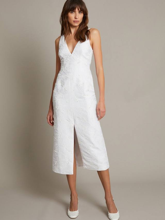 Свадебное платье из жаккарда frida Monsoon, слоновая кость 
Свадебное платье из жаккарда frida Monsoon, слоновая кость