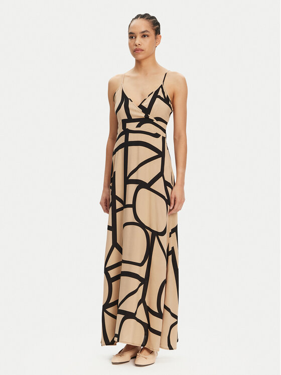 Летнее платье стандартный крой Nova 15317840 Only, бежевый 
Летнее платье стандартный крой Nova 15317840 Only, бежевый