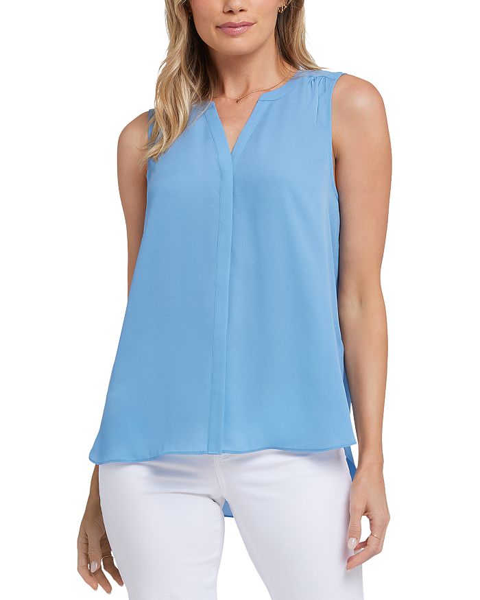 Блузка без рукавов со складками на спине NYDJ, синий
Блузка без рукавов со складками на спине NYDJ, синий