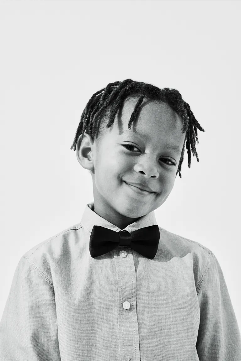 Хлопковая рубашка с длинными рукавами H&M, синий
Хлопковая рубашка с длинными рукавами H&M, синий