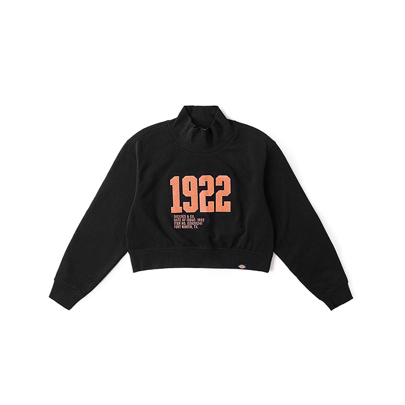 Толстовка женская черная Dickies 
Толстовка женская черная Dickies