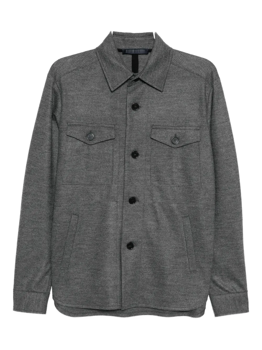 Шерстяная куртка-рубашка Harris Wharf London, серый
Шерстяная куртка-рубашка Harris Wharf London, серый