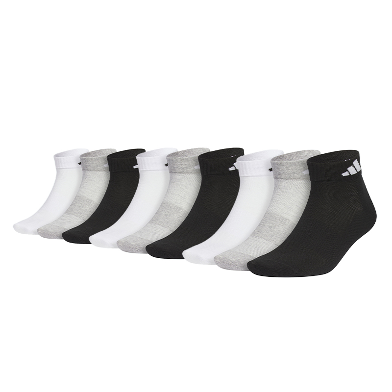 Носки до щиколотки унисекс Adidas 9 пар, набор 9 штук (чёрные *3, белые *3, серые *3)
Носки до щиколотки унисекс Adidas 9 пар, набор 9 штук (чёрные *3, белые *3, серые *3)