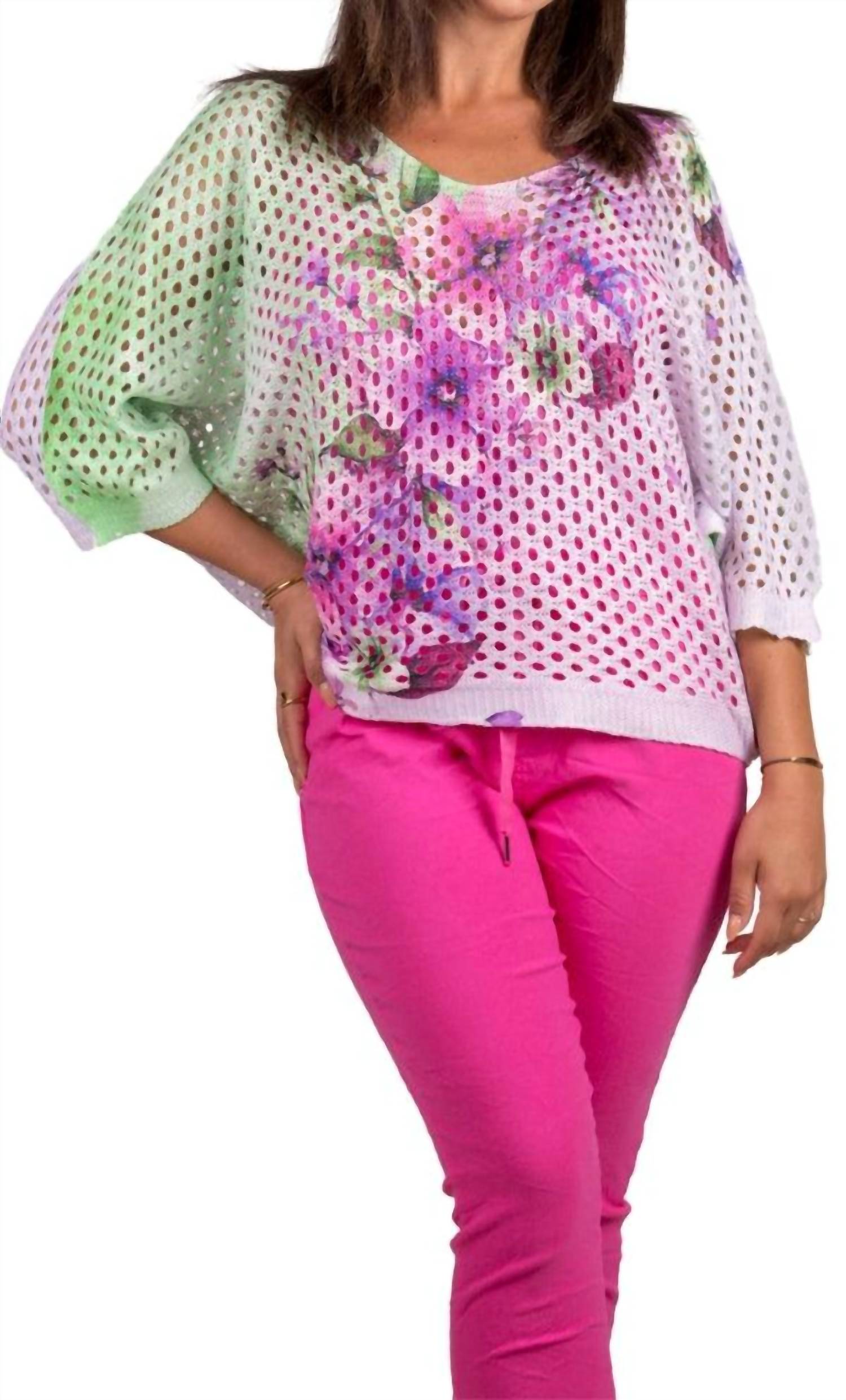 Колетт Батвинг Трикотажный Топ В Фиолетовом/Лаймовом GIGI MODA
Колетт Батвинг Трикотажный Топ В Фиолетовом/Лаймовом GIGI MODA