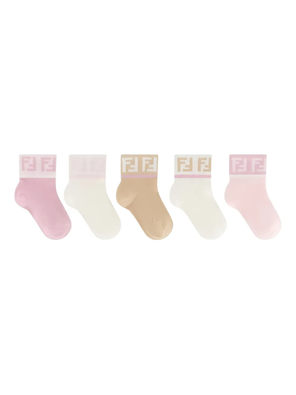 Носки с логотипом Fendi Kids, бежевый
Носки с логотипом Fendi Kids, бежевый