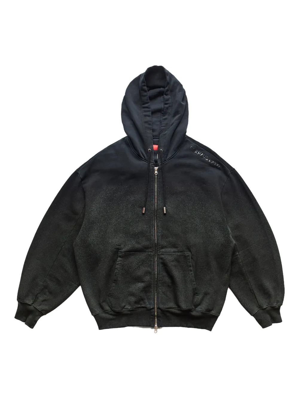 Толстовка с капюшоном на молнии Eckhaus Latta, синий
Толстовка с капюшоном на молнии Eckhaus Latta, синий