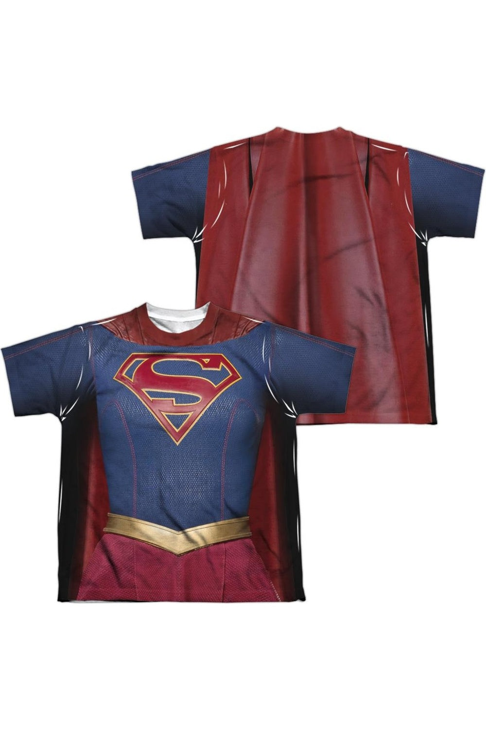 Футболка с коротким рукавом для детей с принтом спереди и сзади "Супергерл" Gildan, белый
Футболка с коротким рукавом для детей с принтом спереди и сзади "Супергерл" Gildan, белый