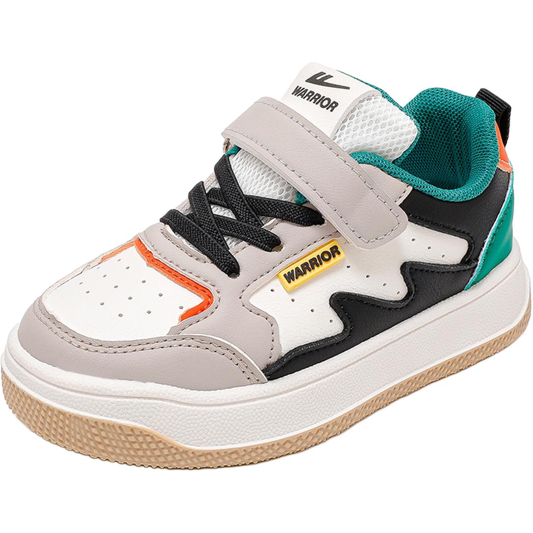 Нескользящие дышащие низкие детские кроссовки для скейтбординга WARRIOR, бежевый/зеленый/черный
Нескользящие дышащие низкие детские кроссовки для скейтбординга WARRIOR, бежевый/зеленый/черный