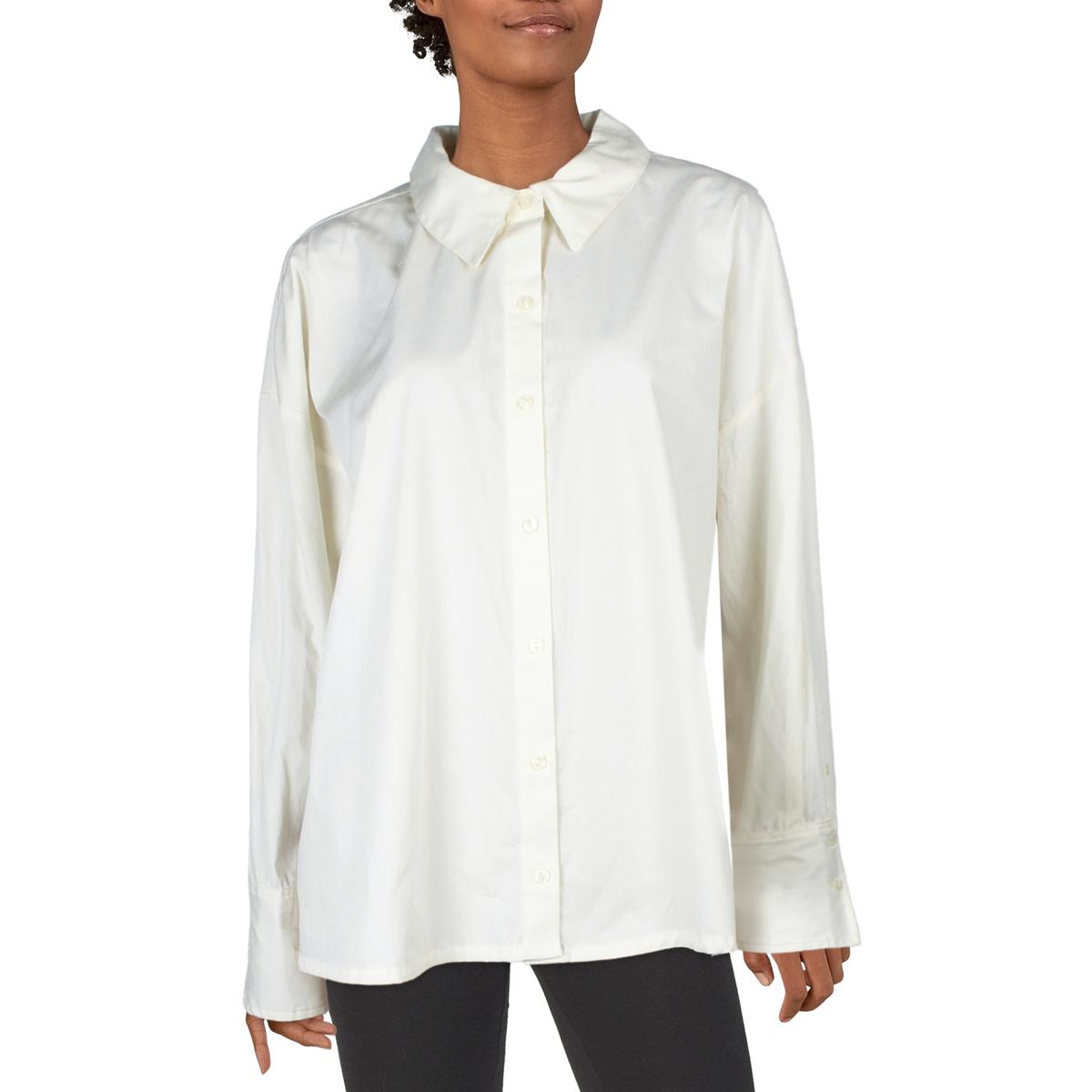 Женская хлопковая блуза с аппликацией на пуговицах Parker, Vanilla 
Женская хлопковая блуза с аппликацией на пуговицах Parker, Vanilla