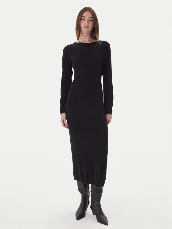 Вязаное платье slim fit 3M0964C Kontatto, черный
Вязаное платье slim fit 3M0964C Kontatto, черный