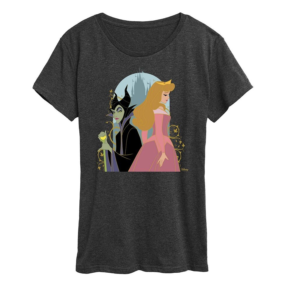 Женская футболка с рисунком Disney's Sleeping Beauty Maleficent & Aurora, цвет Heather Charcoal
Женская футболка с рисунком Disney's Sleeping Beauty Maleficent & Aurora, цвет Heather Charcoal