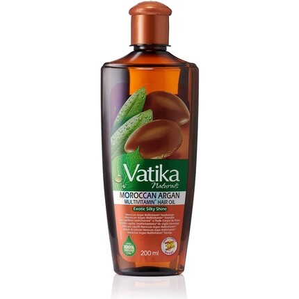 Vatika Naturals Обогащенное арганой масло для волос 200 мл Мультивитаминная нежирная формула AEF
Vatika Naturals Обогащенное арганой масло для волос 200 мл Мультивитаминная нежирная формула AEF