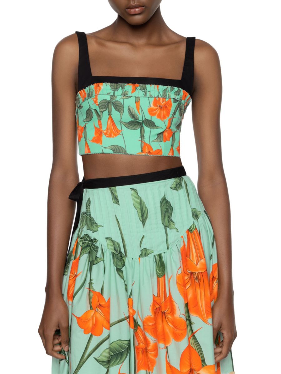 Укороченный топ Curandera Nectarina Sabanero Dorado Agua by Agua Bendita, синий мульти
Укороченный топ Curandera Nectarina Sabanero Dorado Agua by Agua Bendita, синий мульти