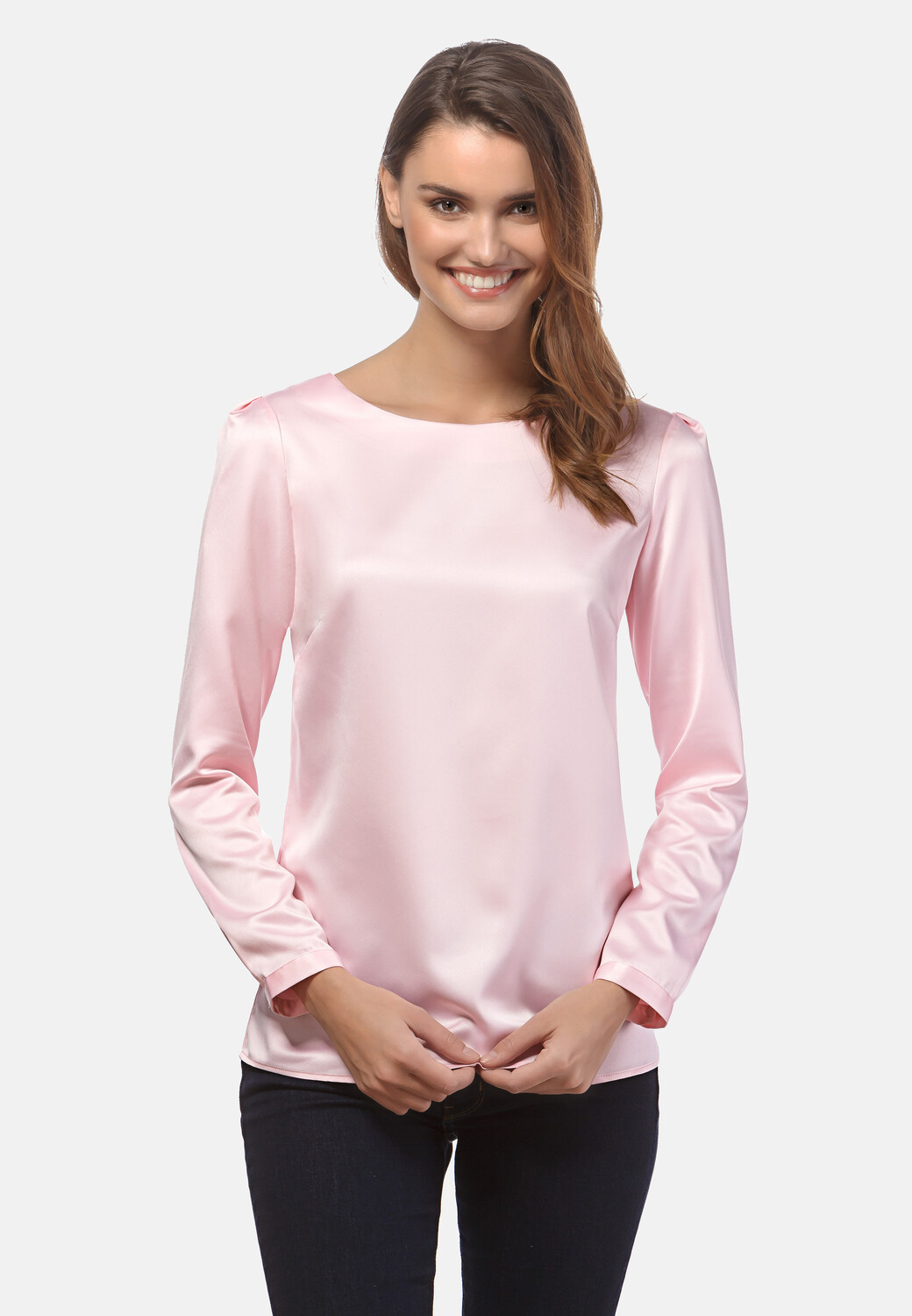 Блуза Vincenzo Boretti leicht tailliert, розовый
Блуза Vincenzo Boretti leicht tailliert, розовый