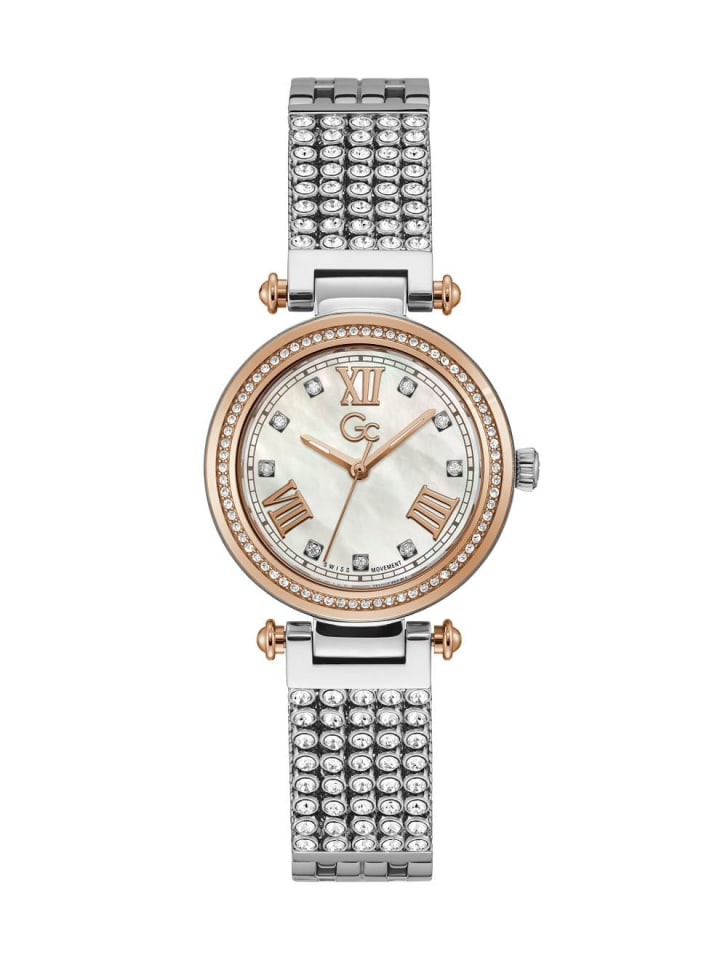 Gc Аналоговые женские часы серебристого цвета
Gc Аналоговые женские часы серебристого цвета