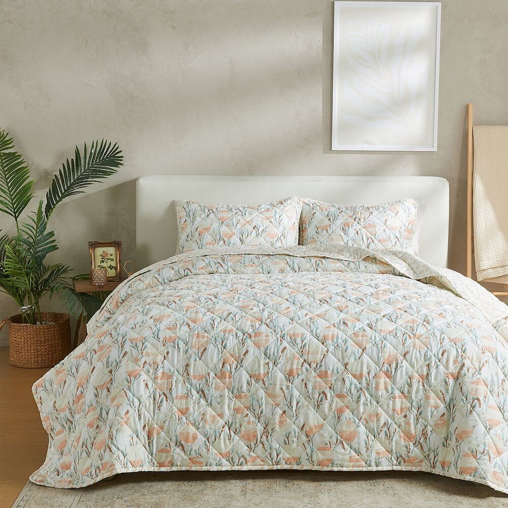 Винтажный комплект стеганых одеял Patina Vie Maison с прибрежной вышивкой, цвет Peach Shells
Винтажный комплект стеганых одеял Patina Vie Maison с прибрежной вышивкой, цвет Peach Shells