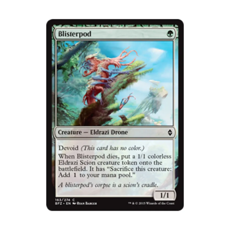 CCG Блистерпод (С), MTG - Battle for Zendikar
CCG Блистерпод (С), MTG - Battle for Zendikar