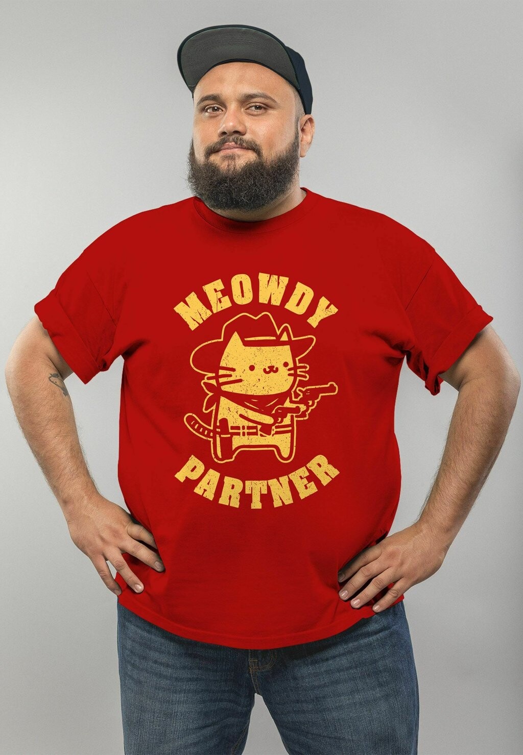 Футболка с принтом MEOWDY PARTNER MEME COWBOY KATZE LUSTIG INTERNET VIRAL FUN SPRUCH MoonWorks, красный
Футболка с принтом MEOWDY PARTNER MEME COWBOY KATZE LUSTIG INTERNET VIRAL FUN SPRUCH MoonWorks, красный