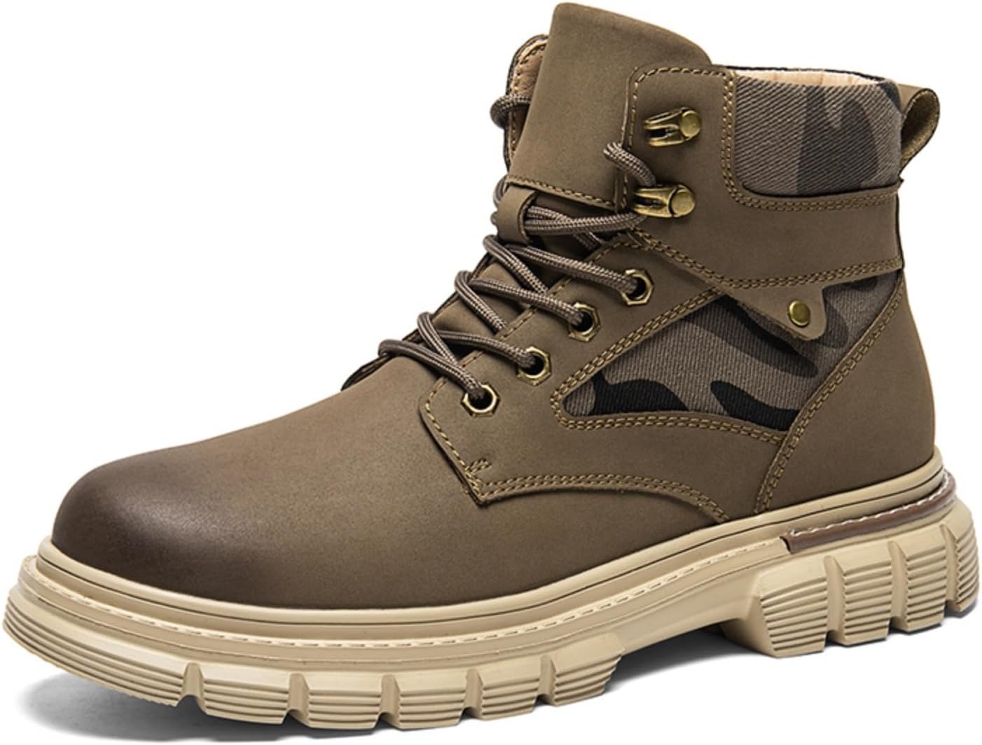 Мужские желтые камуфляжные ботинки с акцентом, стильные ботинки на шнуровке до щиколотки с прочной подошвой Aokisx
Мужские желтые камуфляжные ботинки с акцентом, стильные ботинки на шнуровке до щиколотки с прочной подошвой Aokisx